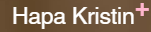 Hapakristin